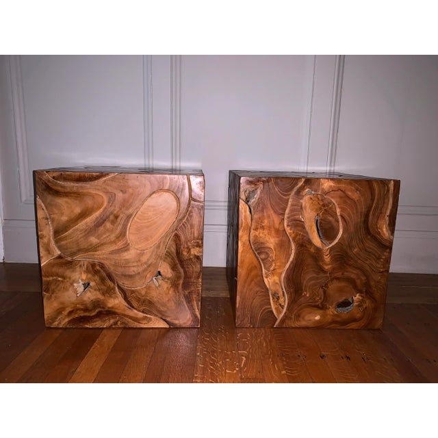 Late 20th Century Teak Week Side Tables - a Pair For Sale - Image 4 of 6