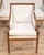 A sophisticated Swedish salon suite from the second half of the 19th century, comprising a sofa and a matching pair of...