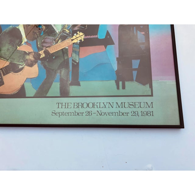 Romare Bearden 1981 Poster for the Brooklyn Museum For Sale In Boston - Image 6 of 8