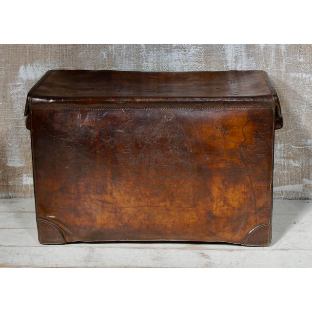 Late 19th Century Victorian Leather Boot Trunk from Peal & Co, 1880s For Sale - Image 5 of 15