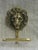 1940s Vintage Brass Lion Head Coat Hooks, 1940s, Set of 2 For Sale - Image 5 of 15