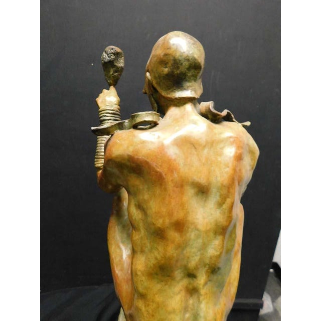Renzo "A Solid Thought" Bronze Sculpture Hand Signed Great Decoration Artwork For Sale - Image 11 of 18