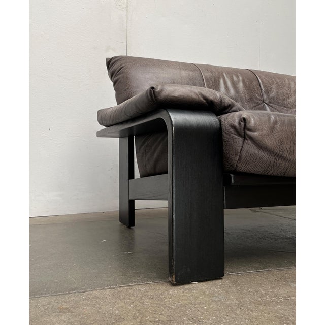 Postmodern German Brutalist Lounge Armchairs and Sofa by Rolf Benz for Musterring, 1990s, Set of 3 For Sale - Image 10 of 18