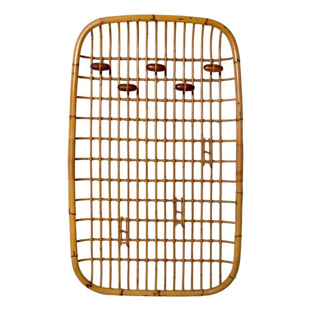 Bamboo Coat Stand by Olaf van Bohr 1950s For Sale