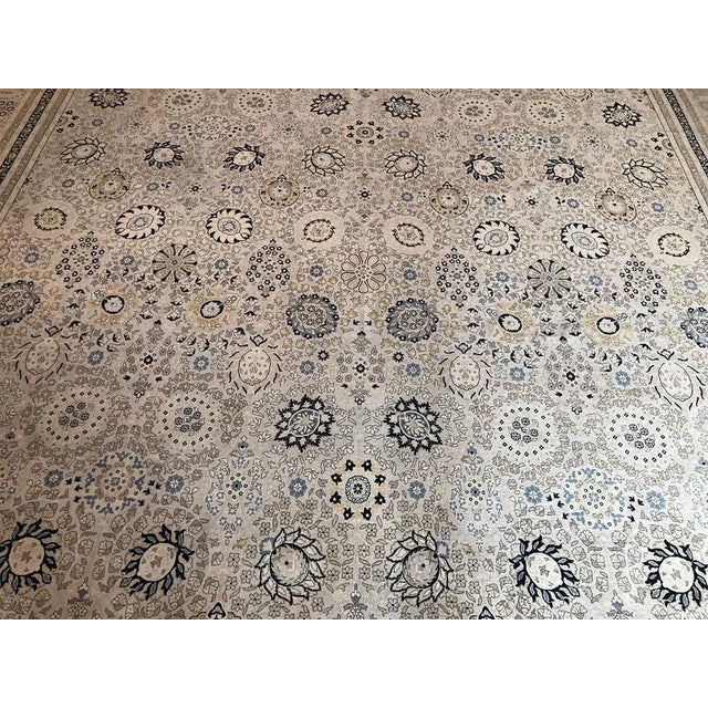 1990s Contemporary Genuine Tabriz Rug For Sale - Image 5 of 13