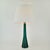 Stunning emerald green glass table lamp. Made around the 1960s, likely in Murano Italy, but the light is not marked. The...