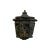 A very handsome chalkware wall water urn / fountain by Alexander Baker. Slate / charcoal in color decorated with carved or...