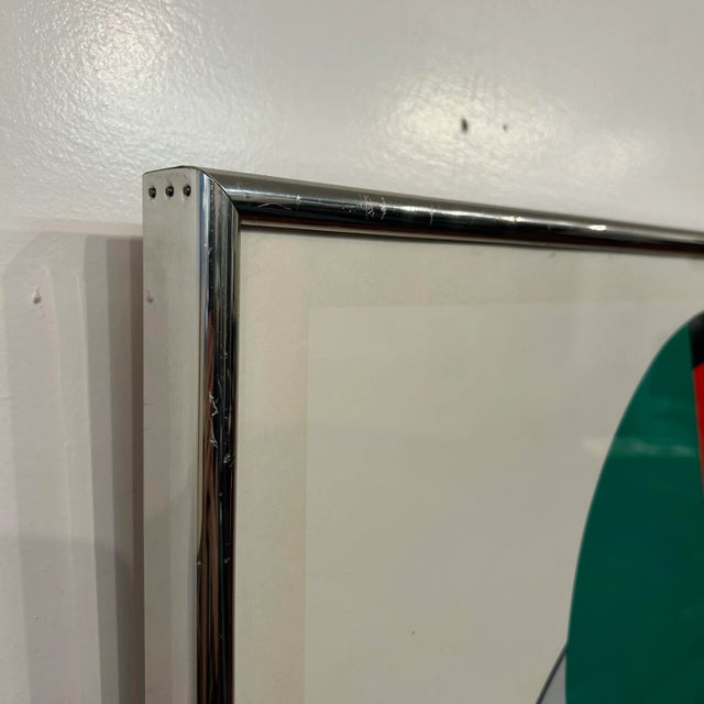 1971 Takesada Matsutani “Signal” Lithograph 70/75 For Sale - Image 9 of 13