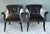 Vintage Roll Arm Velvet Side Chairs After Parzinger - A Pair For Sale In West Palm - Image 6 of 12