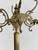 1960s Vintage Brass Hall Stand with Rotating Crown and Lower Hook Ring, 1960s For Sale - Image 5 of 18