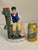 Staffordshire Vintage Staffordshire Golfer Flat Back Figurine - Young Tom Morris - Spill Vase For Sale - Image 4 of 10