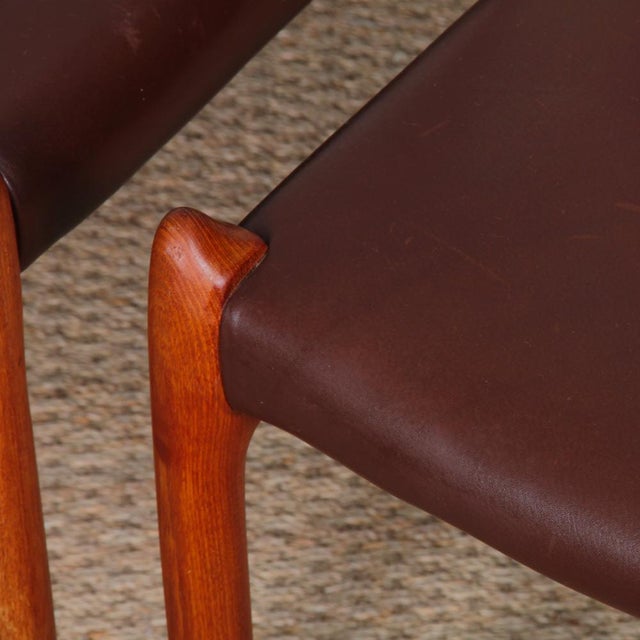 Teak Model 78 Chairs from Niels Otto Moller, 1960, Set of 6, in Good conditions. Designed 1960 to 1969 This piece is...