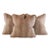 2020s Designer Vicki Payne Free Spirit Brown Taupe Contemporary Giraffe African Animal Print Skin Stripe Pillow Covers- Set of 3 For Sale - Image 5 of 5