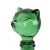 Large Green Glass Cat Decanter, Empoli, Italy, 1960s For Sale - Image 10 of 16