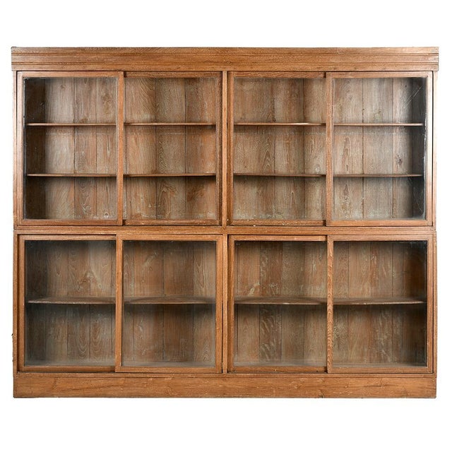 Large Solid Wood Display Case For Sale - Image 9 of 9