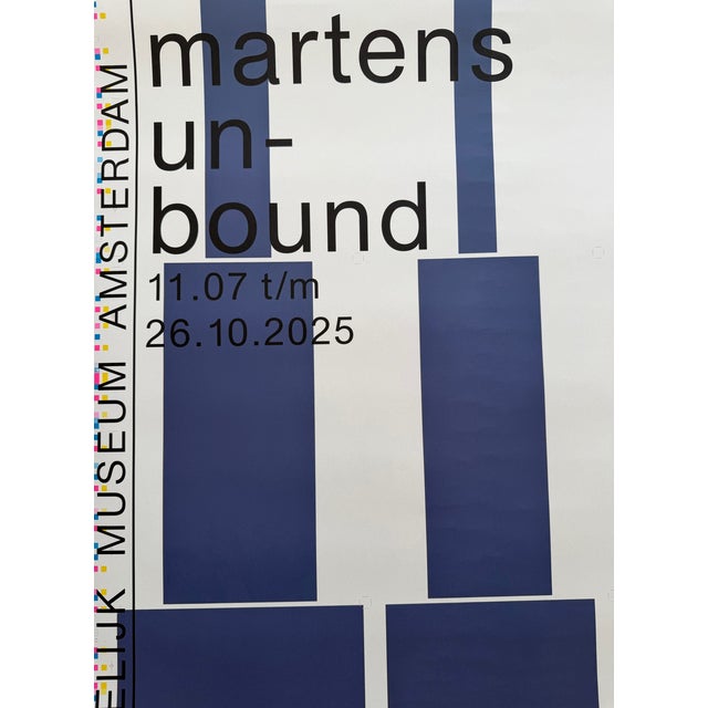 Paper Karel Martens – Unbound (2025),Exhibition Poster, Dutch Design, Printed in Netherlands For Sale - Image 7 of 9