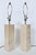George Kovacs Style Solid Beige Tone Travertine Table Lamps, 1970's - A Pair For Sale - Image 6 of 12