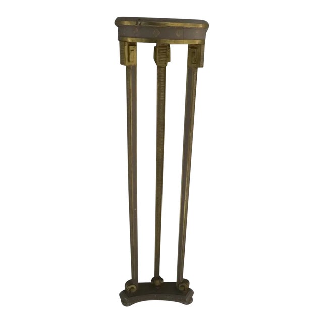 Narrow Demilune Table and Sconce For Sale