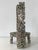 Urano Palma, Post-Modern Abstract Sculptures, 1980, Chromed Bronze, Set of 2 For Sale - Image 4 of 14