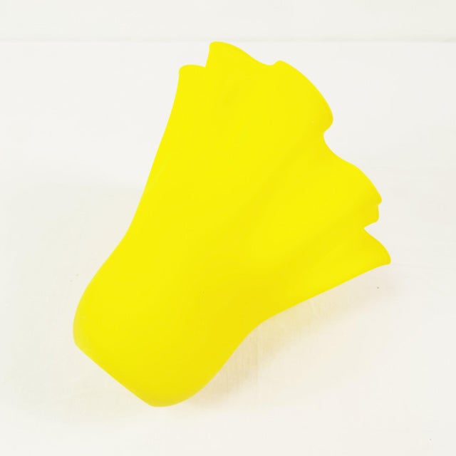 Glass Handkerchief Vase in Murano Glass, Italy, 1970s For Sale - Image 7 of 14