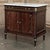 French Mahogany Louis XVI Style Two-Door Buffet With Carrara Marble Top For Sale - Image 4 of 18