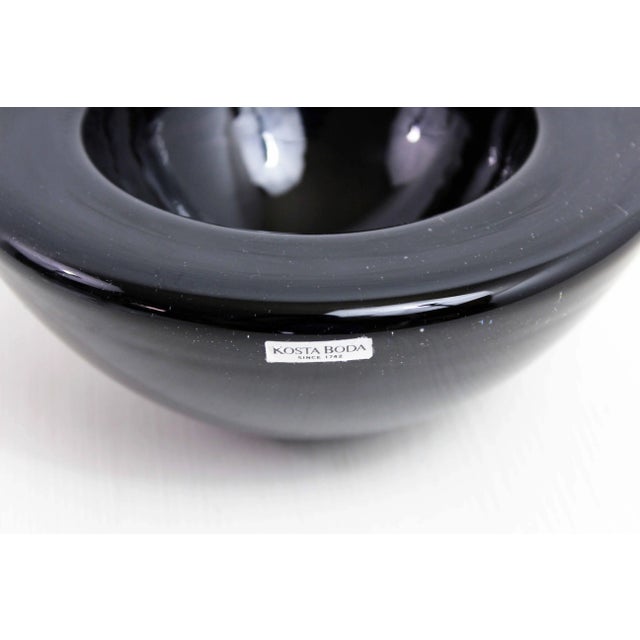 Glass Atoll Bowl by Ann Ehrner by Kosta Boda, 1980s For Sale - Image 3 of 11