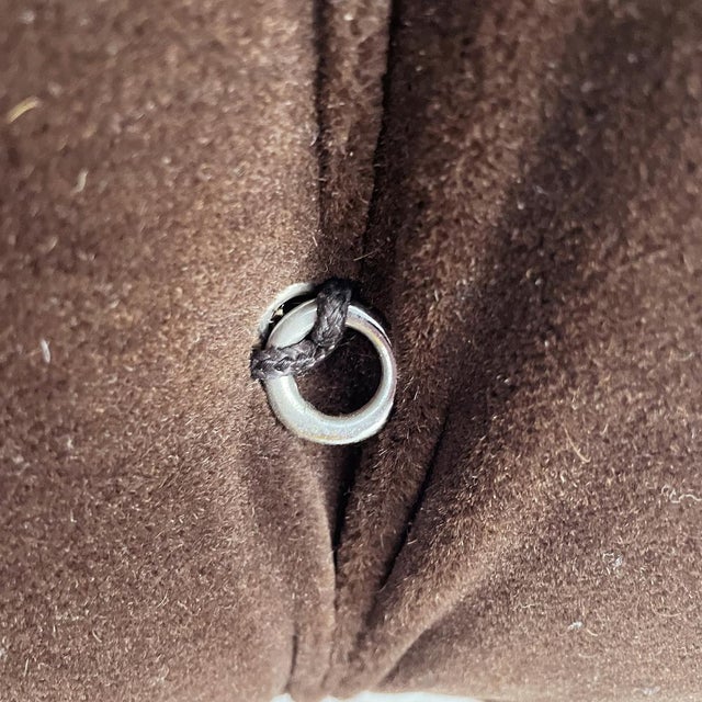 Textile Italian Modern Brown Velvet Pouf Camaleonda by Mario Bellini for C&B, 1960s For Sale - Image 7 of 11