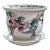 Chinoiserie Planter Hummingbirds & Water Tray For Sale