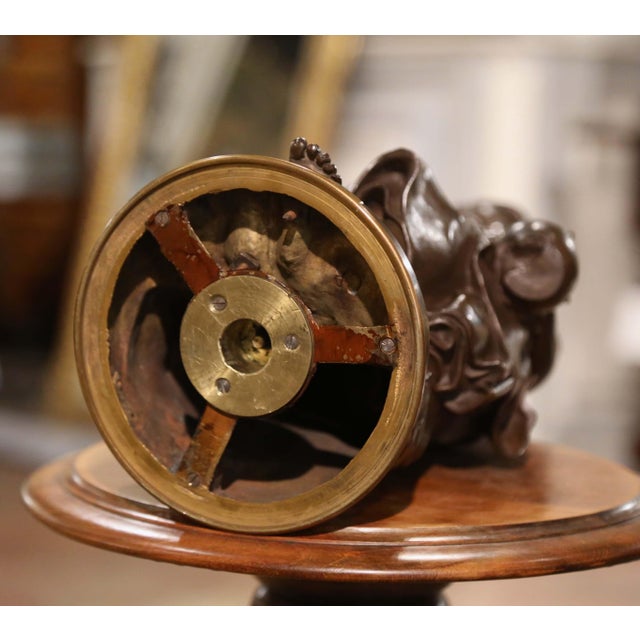 19th Century French Bronze Figure La Cruche Cassée by Mathurin Moreau For Sale - Image 13 of 13