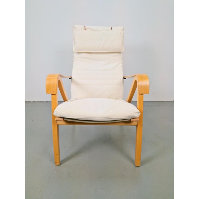 Ivory Vintage Lounge Chair by Simo Heikillä for Ikea, 1990s For Sale - Image 8 of 9