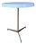 Mid-Century Modern Round Occasional Side Table With Iron Tripod Pedestal Base, Circa 1960s For Sale