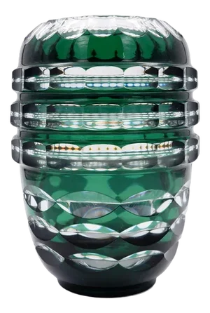 20th Century Art Deco Crystal Vase attributed to Charles Graffart for Val Saint Lambert