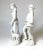 White Beautiful White Porcelain Parian Figures - A Pair For Sale - Image 8 of 12