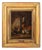 Moura Girão, Capoeira with Chickens, 1905, Oil Painting on Wood For Sale