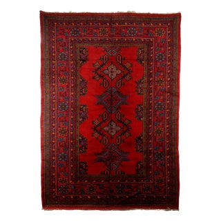 Ushak Rug in Wool and Cotton For Sale