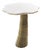 Palm Side Table in Estremoz Marble and Brass by InsidherLand For Sale