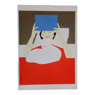 Vintage Signed/Titled Will Barnet Lithograph "Woman Reading" For Sale