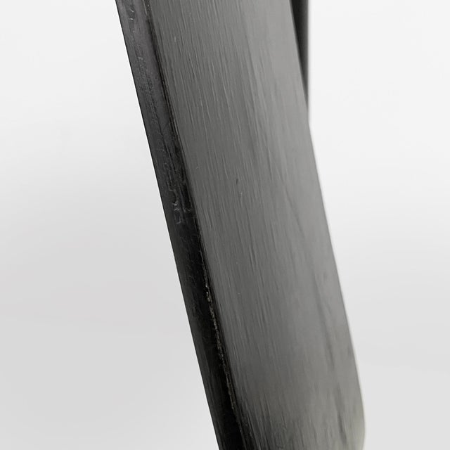 Mid-Century Modern Italian Black Lierna Chairs attributed to Achille Castiglioni for Gavina, 1960s, Set of 2 For Sale - Image 11 of 18