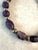 2020s 2020s Pre-Columbian Hand Carved Amethyst Beads With Silver Spacers Restrung Necklace For Sale - Image 5 of 6