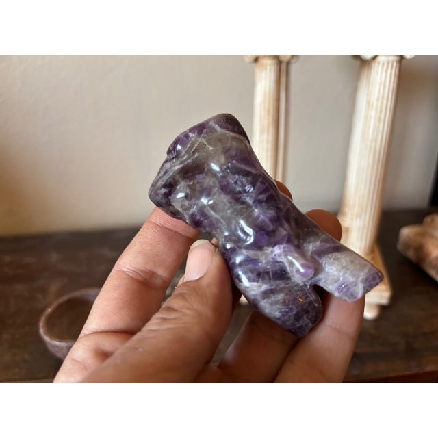 Italian Neoclassical Grand Tour Architectural Model W/ Amethyst Figure & Agate Burner For Sale - Image 11 of 14