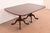 English Stickley Regency Cherry Wood Double Pedestal Extension Dining Table, Newly Refinished For Sale - Image 3 of 15