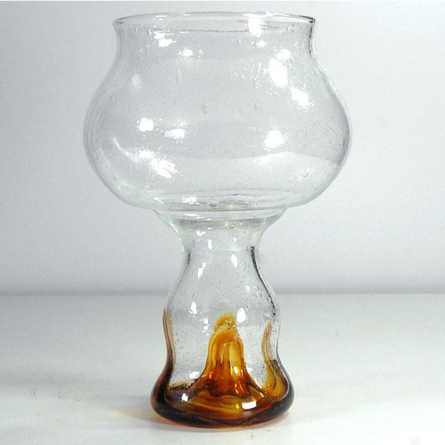 Vintage Bubble Glass Vase from Joska, 1970s For Sale - Image 4 of 7