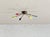 Sputnik Ceiling Light with Six Brass Arms and Colored Sockets, 1960s For Sale - Image 16 of 16