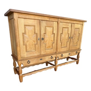 1960s Danish Oak Highboard For Sale