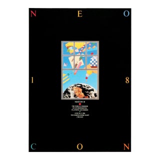 1986 Mohawk Graphics Collection Poster, Neocon 18, the Merchandise Mart For Sale