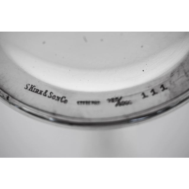 1940s Kirk Sterling Silver Vase For Sale - Image 5 of 6