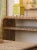 Worlds Away Matthew Izzo Home Marshall Light Burl Wood Waterfall Edge Two Tier Console Table For Sale - Image 4 of 4