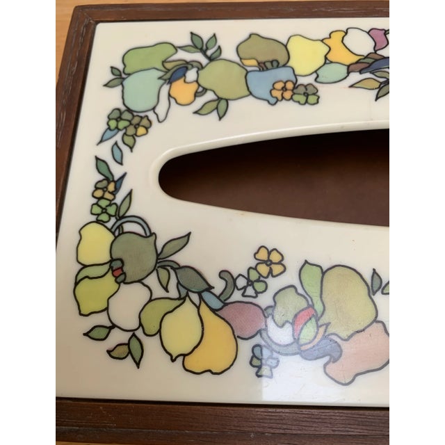 Midcentury 1970s Decor Tissue Box For Sale - Image 4 of 12