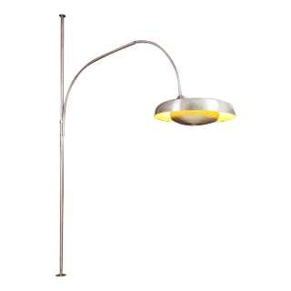 Italian Modern Telescopical Arc Lamp in Metal by Pirro Cuniberti for Sirrah, 1970s For Sale