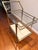 Crate & Barrel Renee Bar Cart For Sale - Image 9 of 13